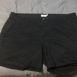 Old navy black shorts size 24